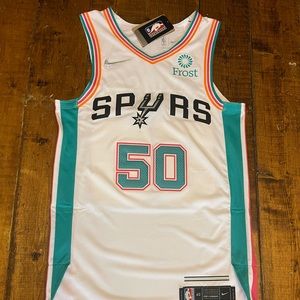 Brand New Authentic Spurs City Edition David Robinson Jersey Size 40